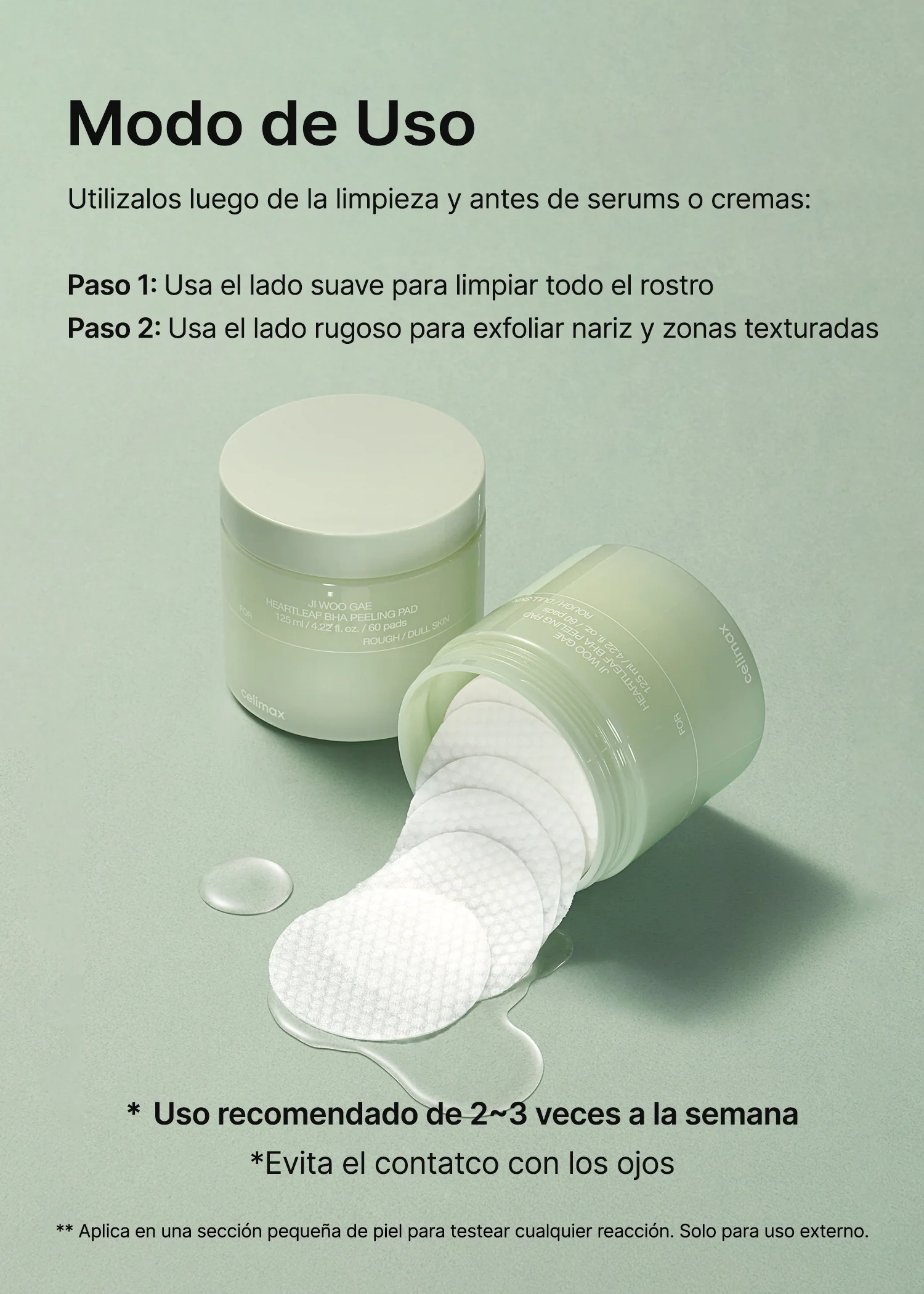 Ji Woo Gae Heartleaf BHA Peeling Pad - Image 6