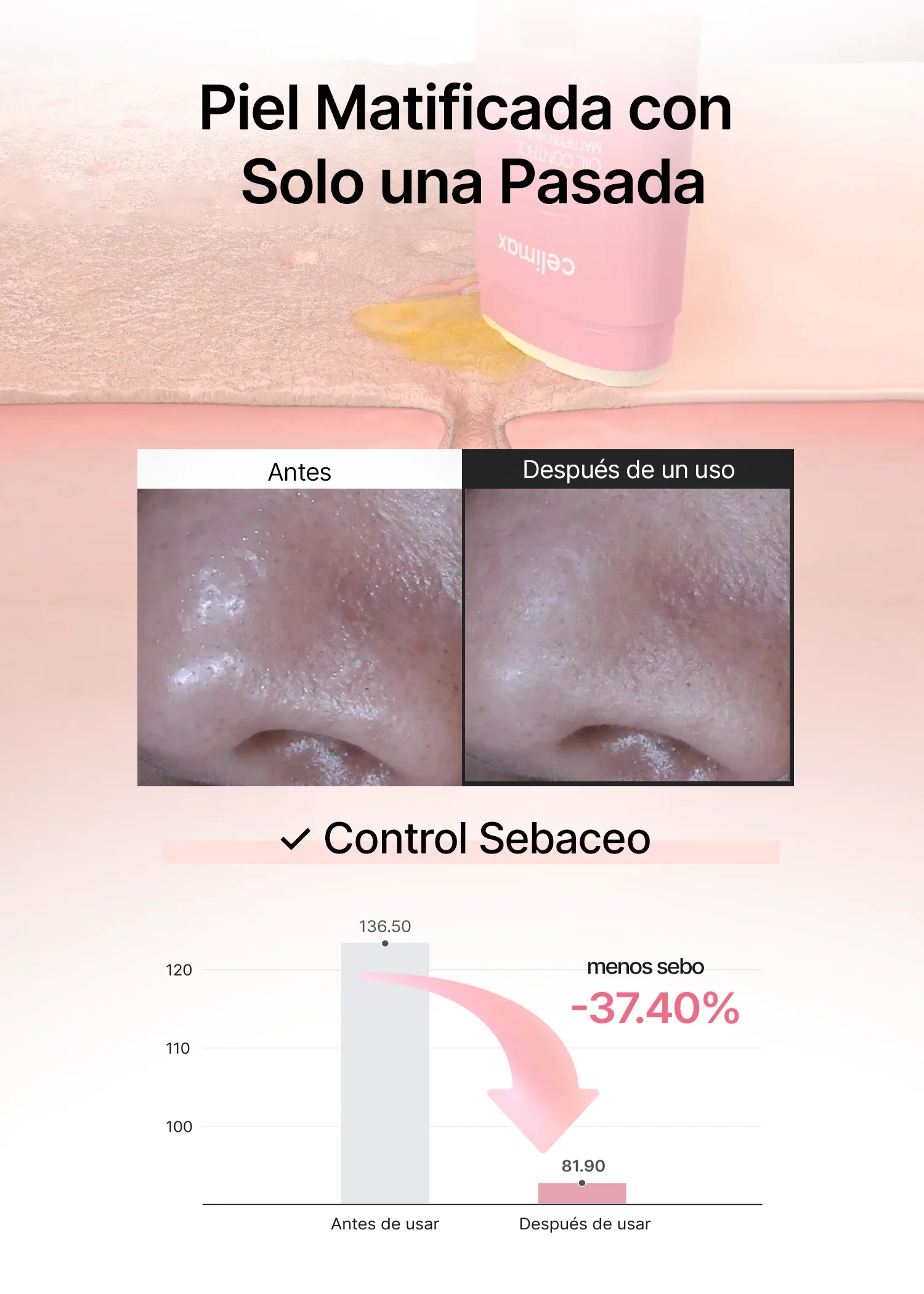 OIL CONTROL MATTIFYING SUN STICK 19g - Image 3
