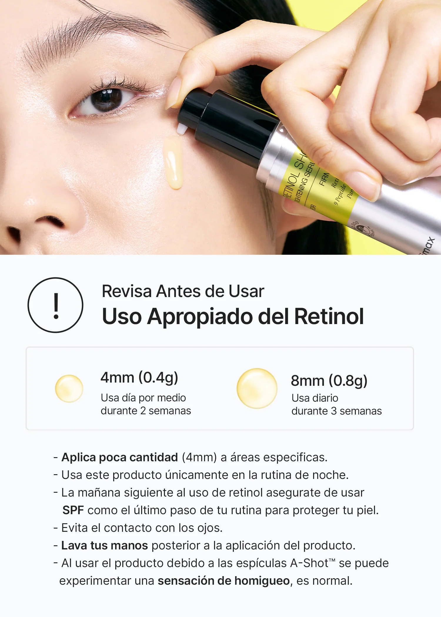 The Vita A Retinol Shot Tightening Serum - Image 6